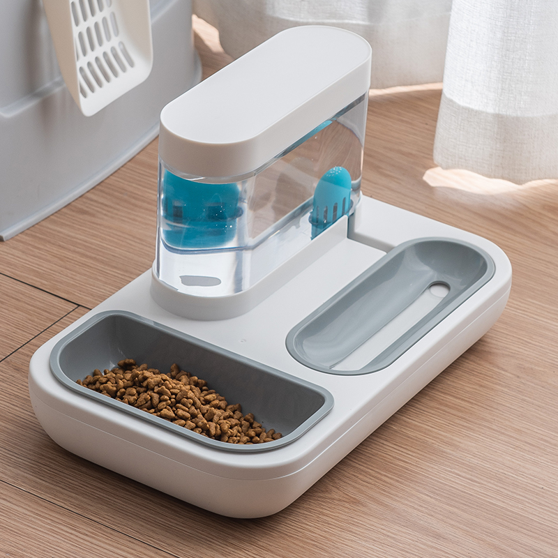 Pet Feeder & Water Dispenser Set