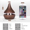 Wood-Grain LED Oil Diffuser